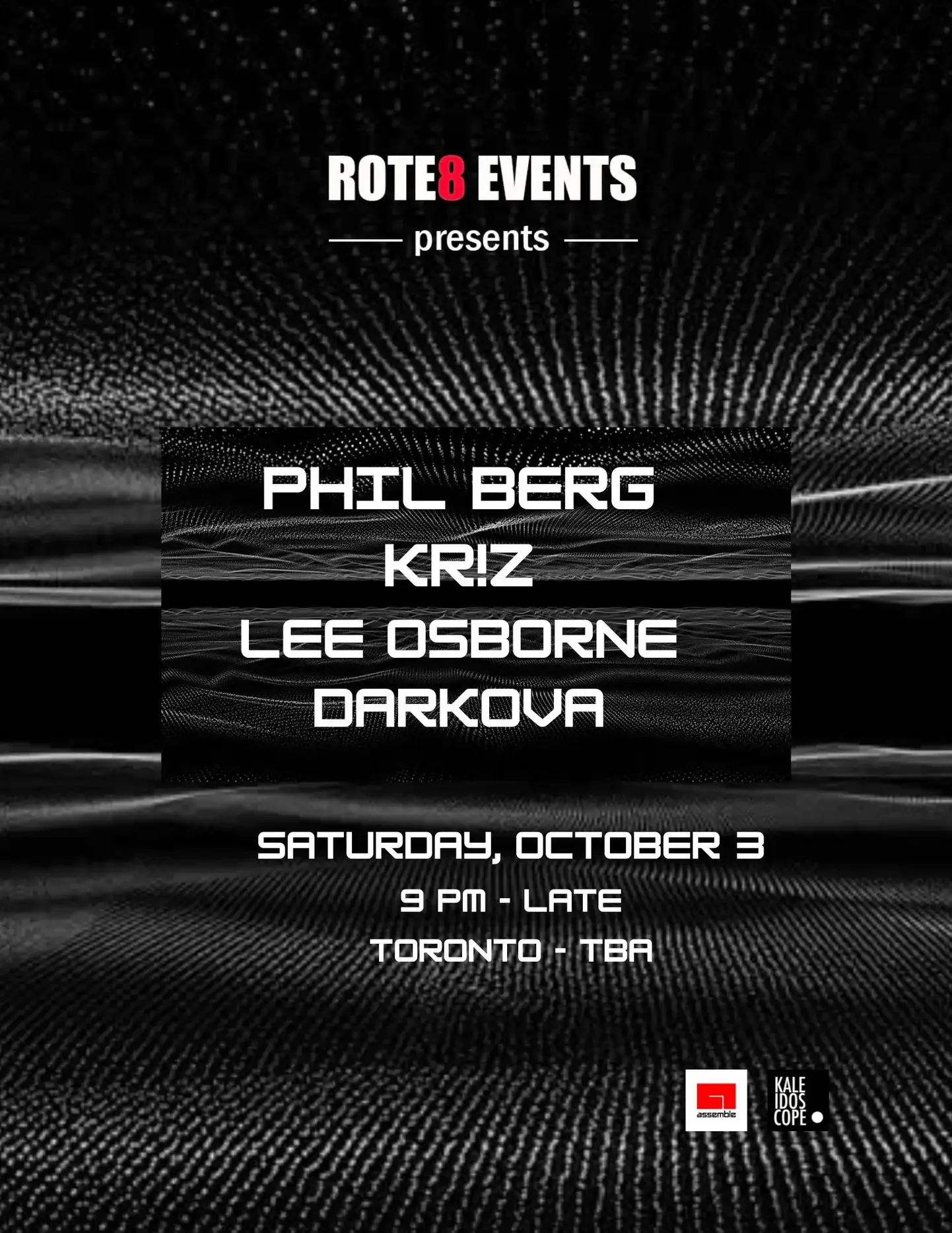 ROTE8: Phil Berg/Kr!z flyer